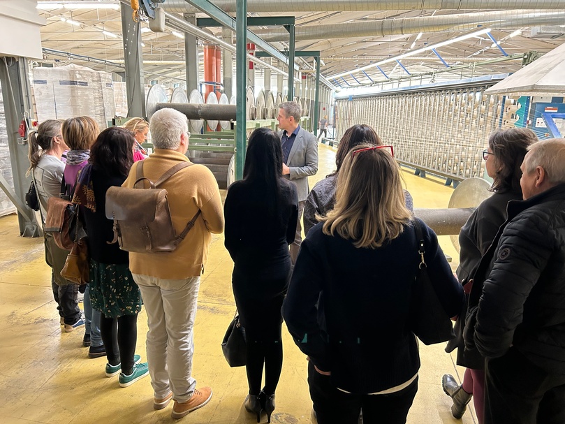 Netzwerktreffen von Frau in der Wirtschaft Burgenland bei Firma Vossen