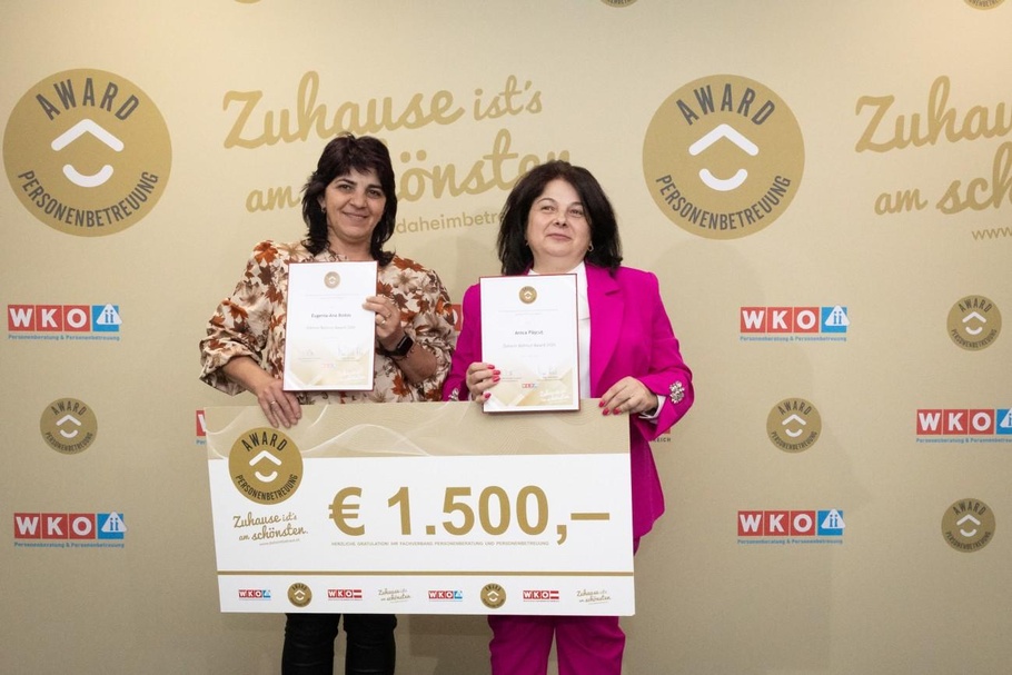 DAHEIM BETREUT AWARD 2026 für Eugenia-Ana Boitos und Anica Păşcuț