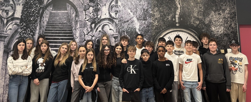 Schülerinnen und Schüler der 3S-Klasse der EMS Oberwart 