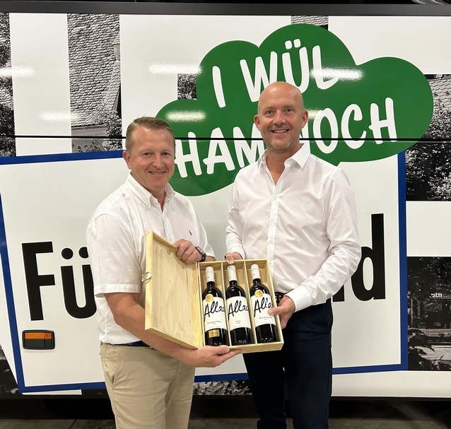 Thomas Garber und Vizepräsident Martin Horvath (v. l.). 