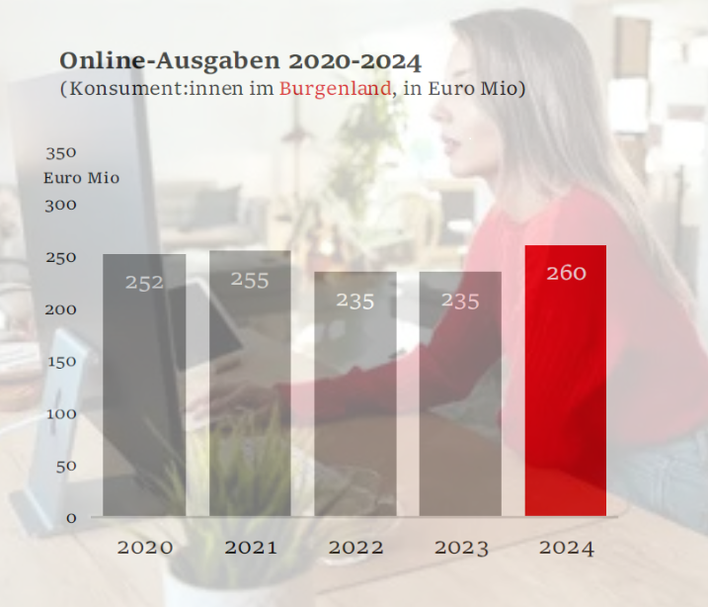 Online-Ausgaben 2020 bis 2024
