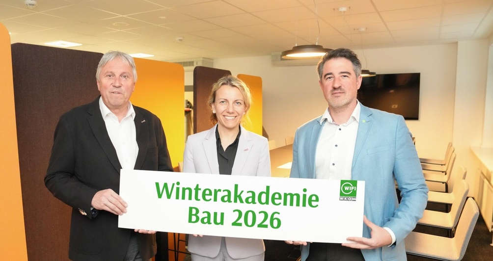 Landesinnungsmeister KommR Bernhard Breser, Innungsgeschäftsführerin Katrin Sagmeister und WIFI-Institutsleiter Thomas Jestl (v. l.) 
