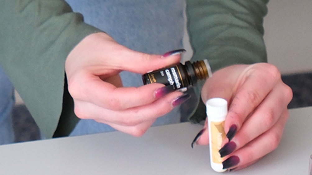 Fotos vom Aromaworkshop in der Berufsschule.