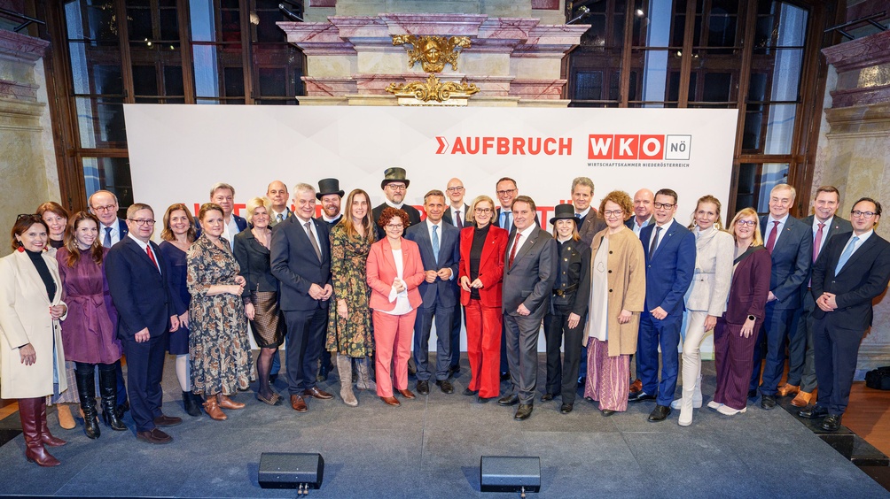 Beim Neujahrsempfang der Wirtschaftskammer Niederösterreich trafen sich Gäste aus Wirtschaft, Sozialpartnerschaft, öffentlichem Leben und Politik.