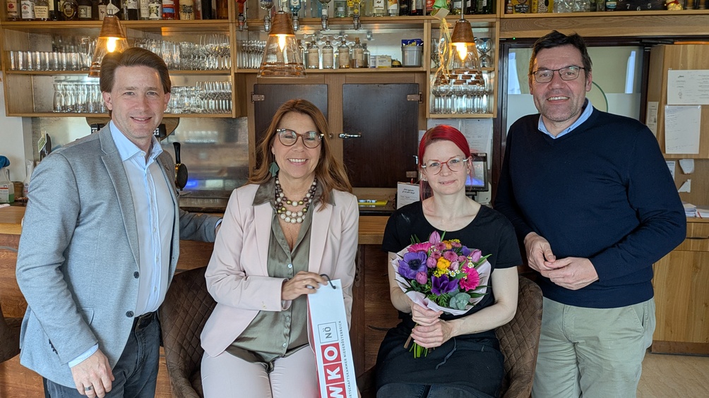 Betriebsbesuche im Bezirk Gänserndorf anlässlich des Weltfrauentages.