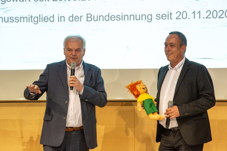 Stefan Zamecnik (rechts) und Helmut Mitsch