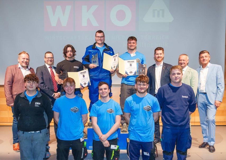 Großer Jubel um den „Tag des High-Tec Lehrlings“ der NÖ Metallgewerbe und die hervorragenden Leistungen bei den Landeslehrlingswettbewerben