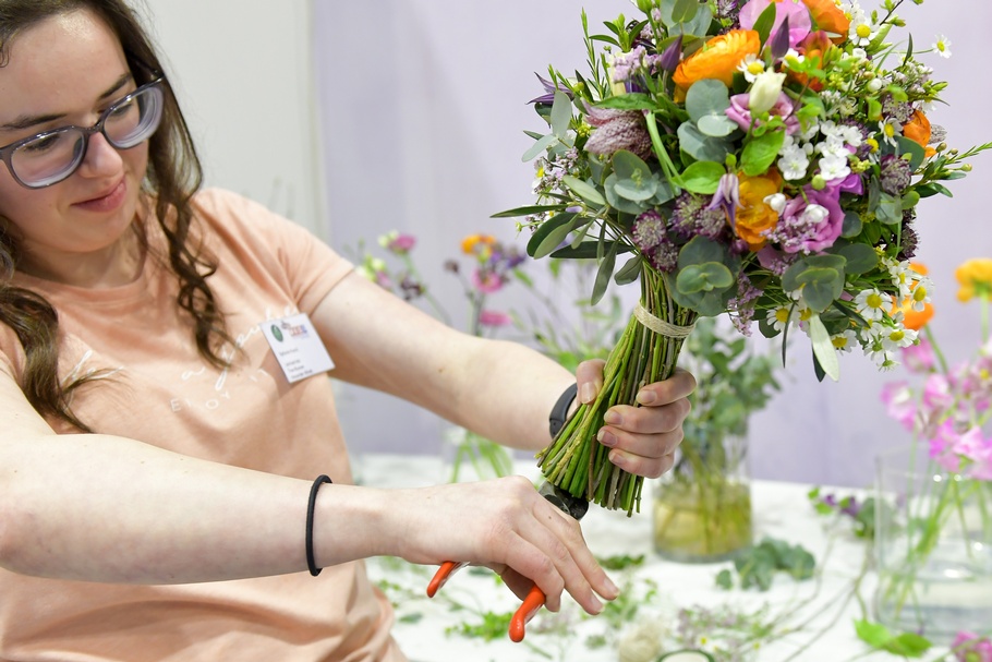 Siegerin Stefanie Kranzl „in action“ beim Wettbewerb.
