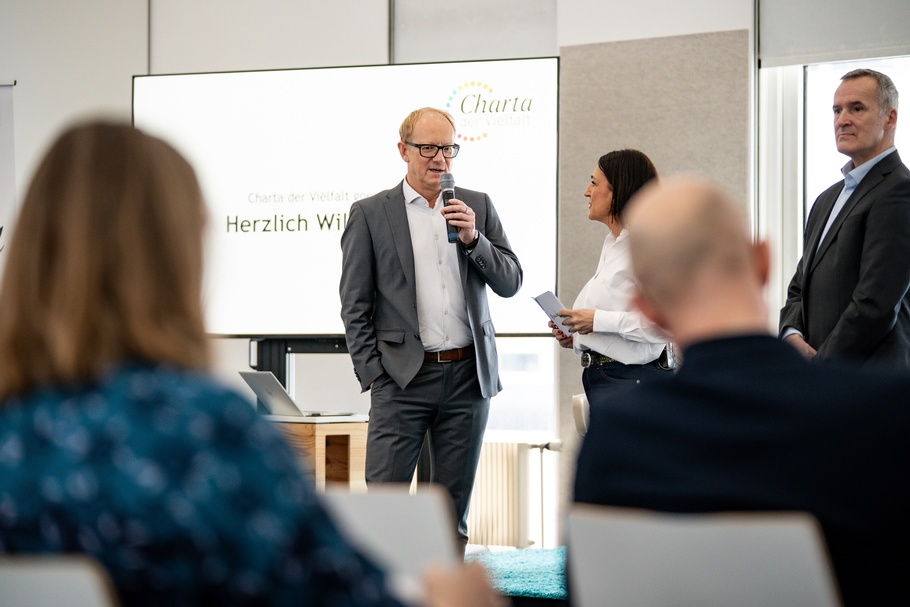 Teilnehmer:innen bei Veranstaltung