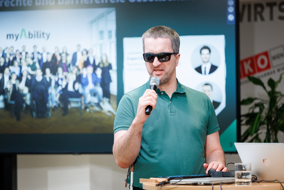 Bilder vom Charta der Vielfalt Get-together am 15.5.2024: Digitales Barrierefreiheitsgesetz