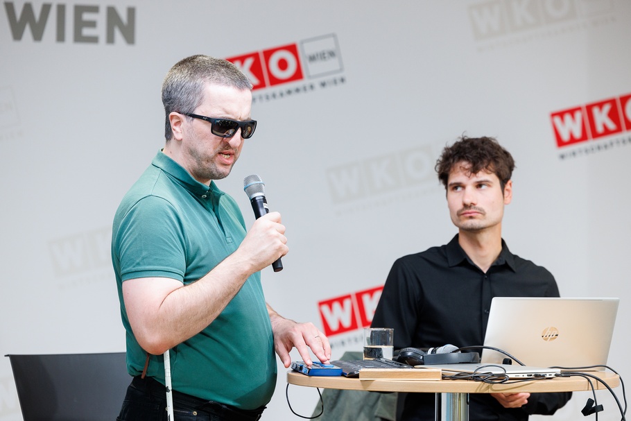 Bilder vom Charta der Vielfalt Get-together am 15.5.2024: Digitales Barrierefreiheitsgesetz