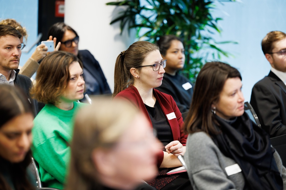 Teilnehmer:innen der Veranstaltung