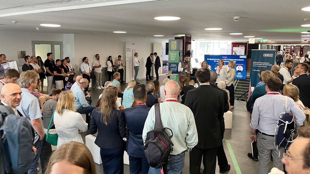 Teilnehmende beim Exporttag 2024 in der Wirtschaftskammer Österreich