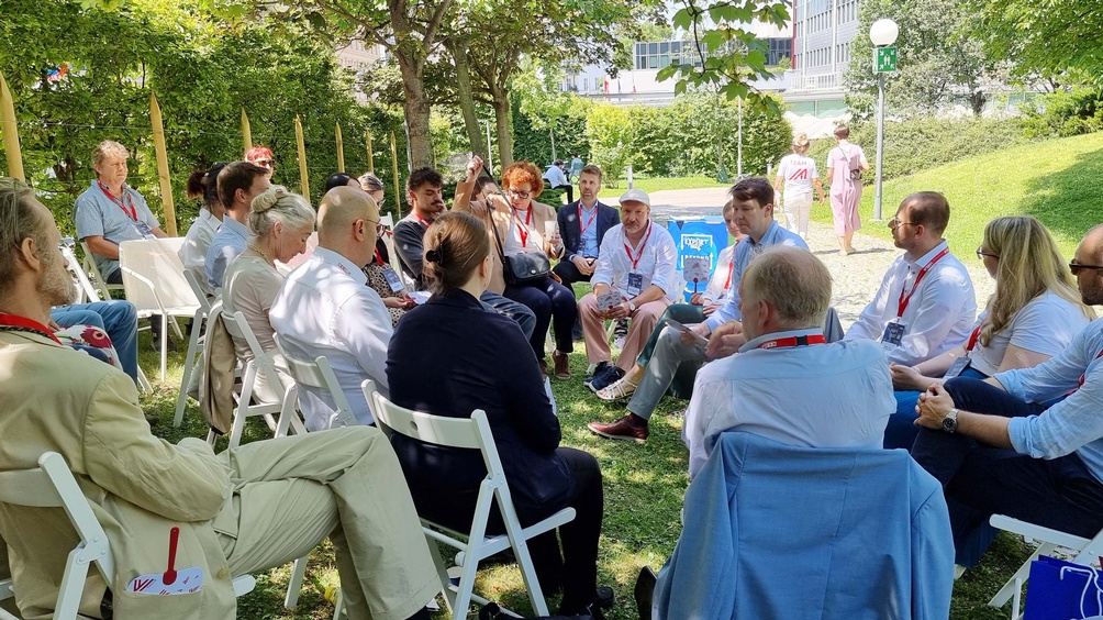 Teilnehmende beim Exporttag 2024 in der Wirtschaftskammer Österreich