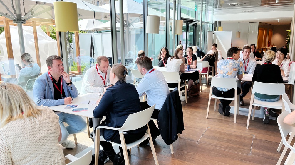 Teilnehmende beim Exporttag 2024 in der Wirtschaftskammer Österreich