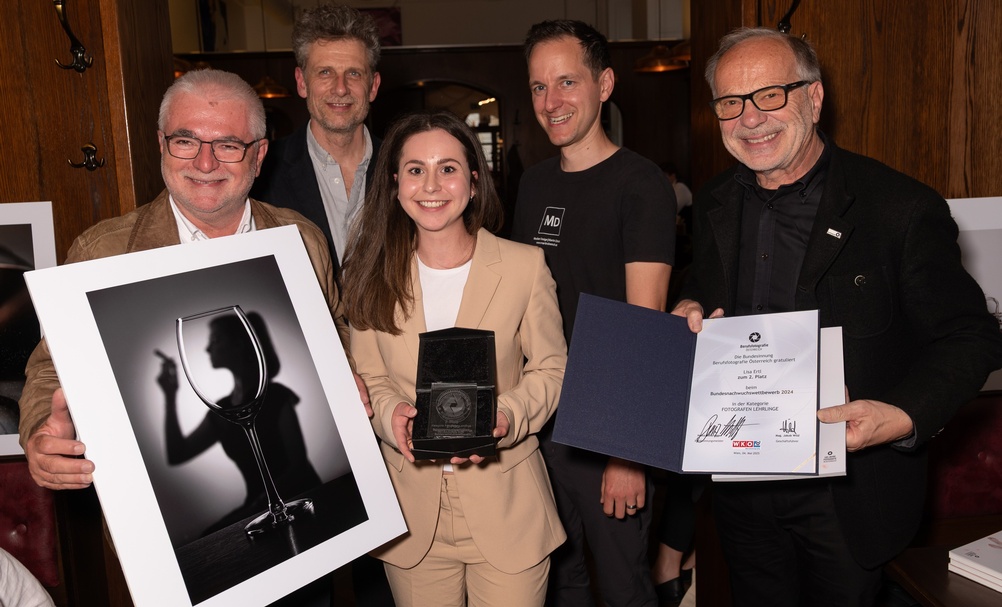 Personengruppe beim Bundesnachwuchswettbewerb der Berufsfotografie 2024 