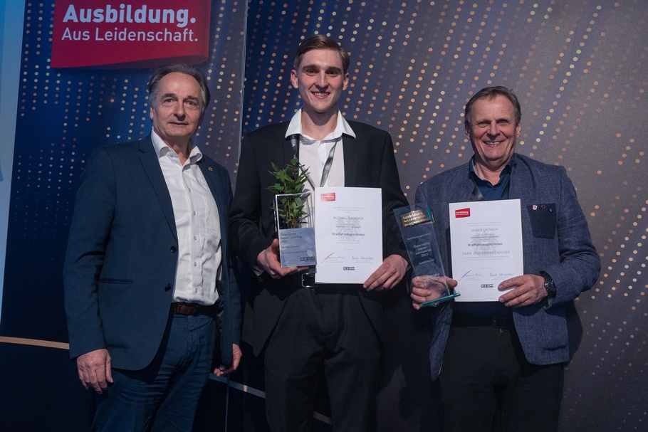 Teilneher der "Best of Talent" 2024 in den Berufen Kraftfahrzeugtechnik und Karosseriebautechnik