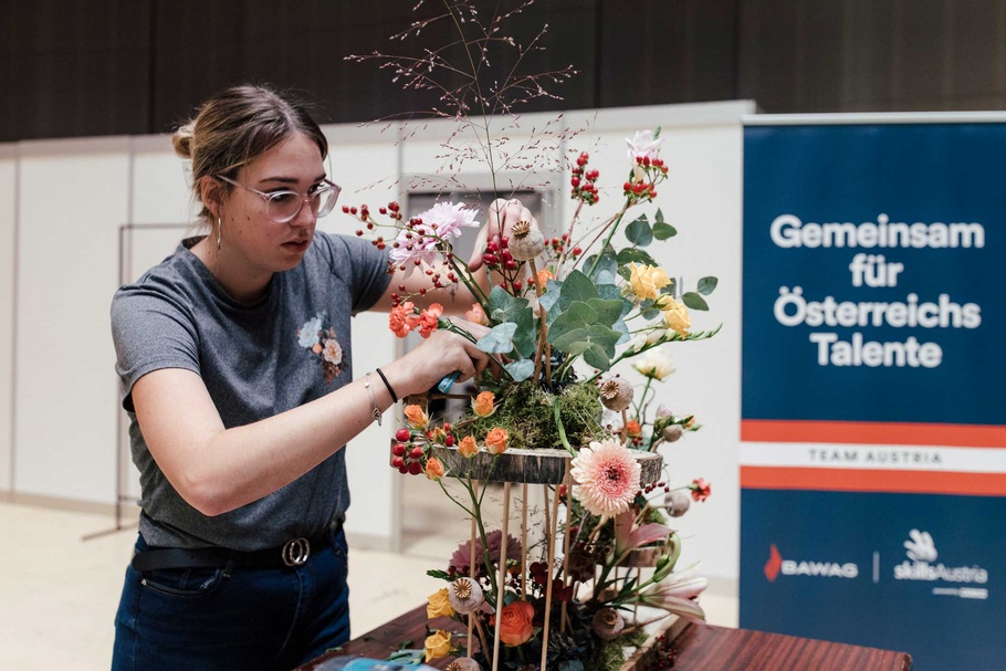 Teilnehmer der AustrianSkills Floristen 2025