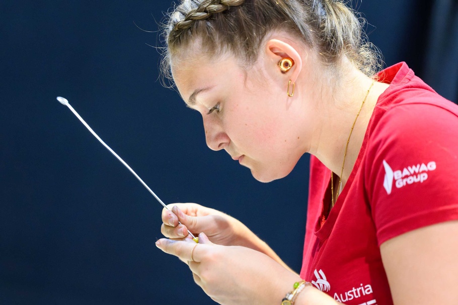 Julia Gschwandtner beim Wettbewerb der WorldSkills 2026