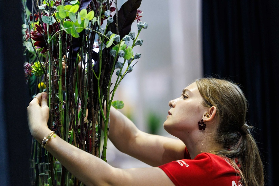 Julia Gschwandtner beim Wettbewerb der WorldSkills 2026