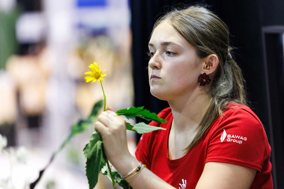 Julia Gschwandtner beim Wettbewerb der WorldSkills 2026