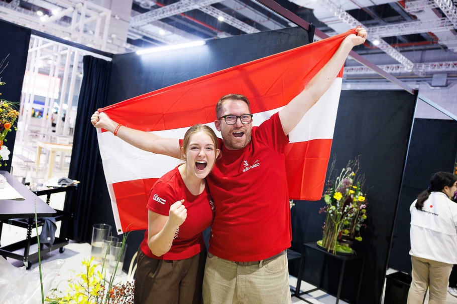 Julia Gschwandtner beim Wettbewerb der WorldSkills 2026