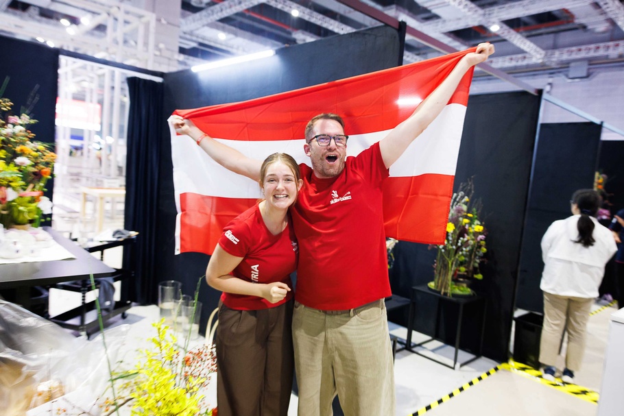 Julia Gschwandtner beim Wettbewerb der WorldSkills 2026