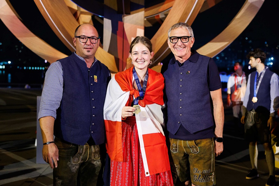 Julia Gschwandtner beim Wettbewerb der WorldSkills 2026
