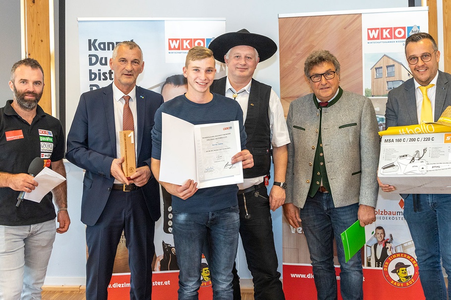 Der Erstplatzierte Tobias Karner aus dem Burgenland.