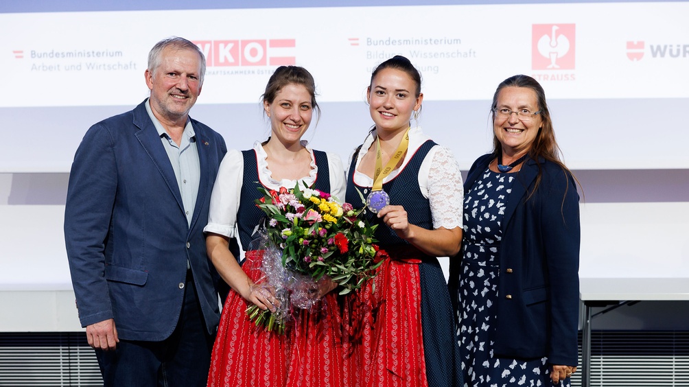 Empfang der Teilnehmer an den EuroSkills 2023 in der WKÖ