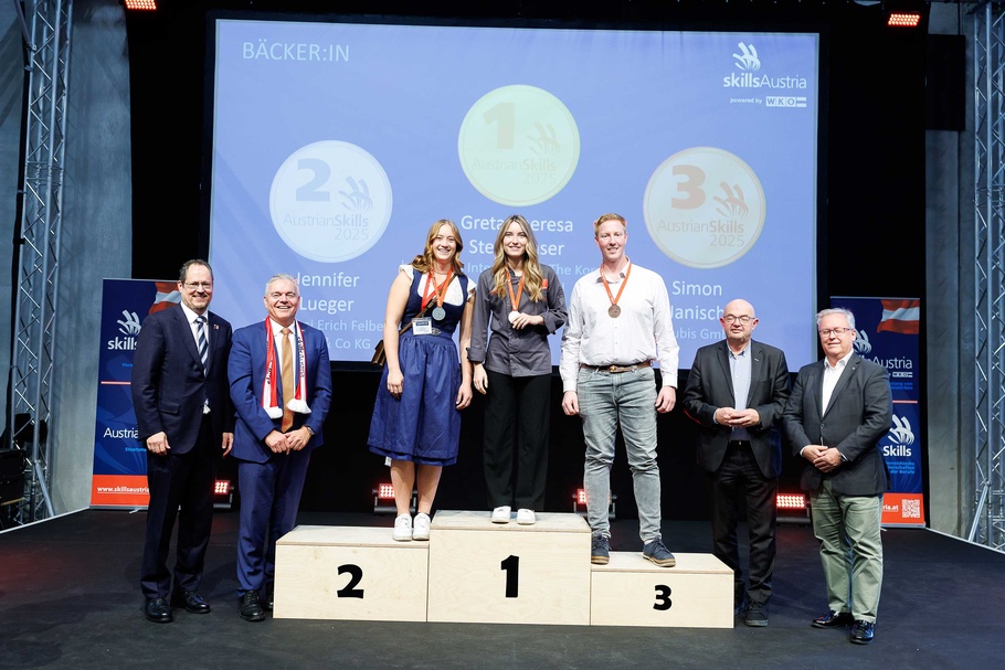 Teilnehmer der AustrianSkills 2025 im Beruf Bäcker