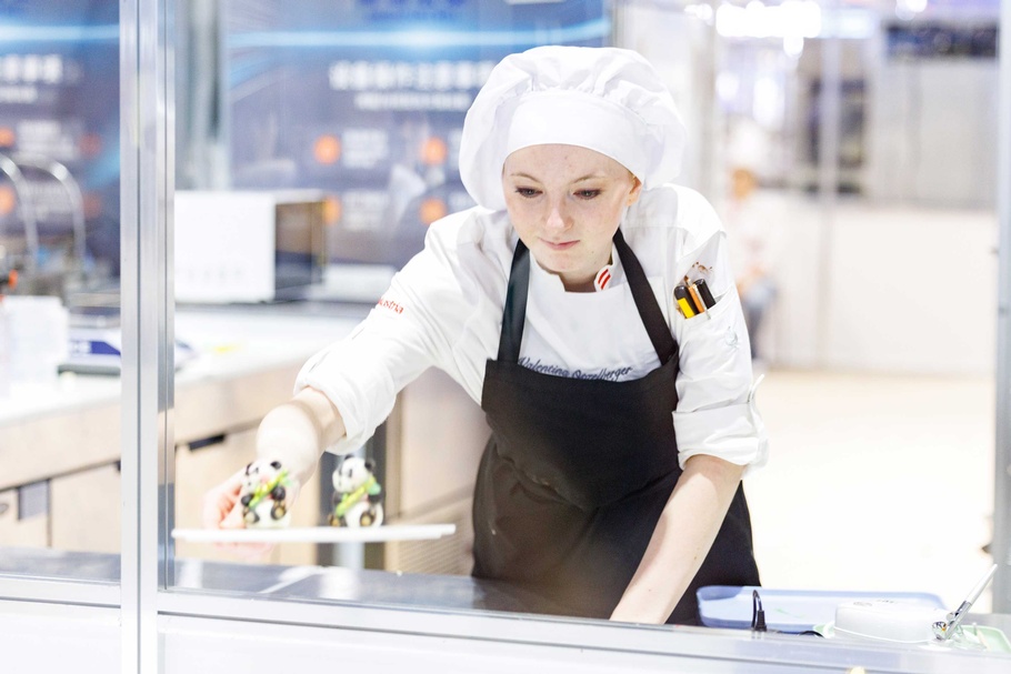 Valentina Otzelberger bei den WorldSkills 2026 in Shanghai