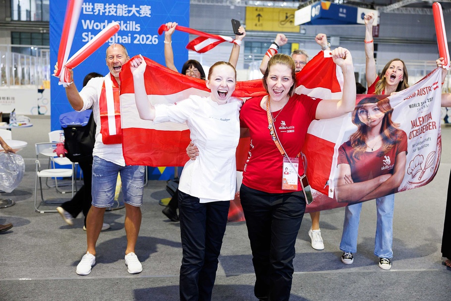 Valentina Otzelberger bei den WorldSkills 2026 in Shanghai