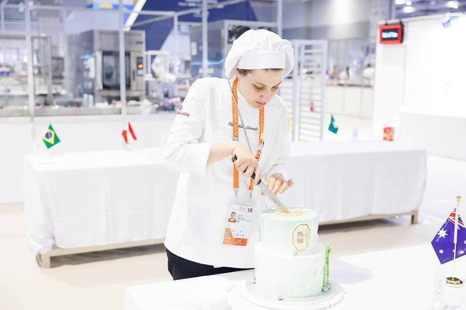 Valentina Otzelberger bei den WorldSkills 2026 in Shanghai