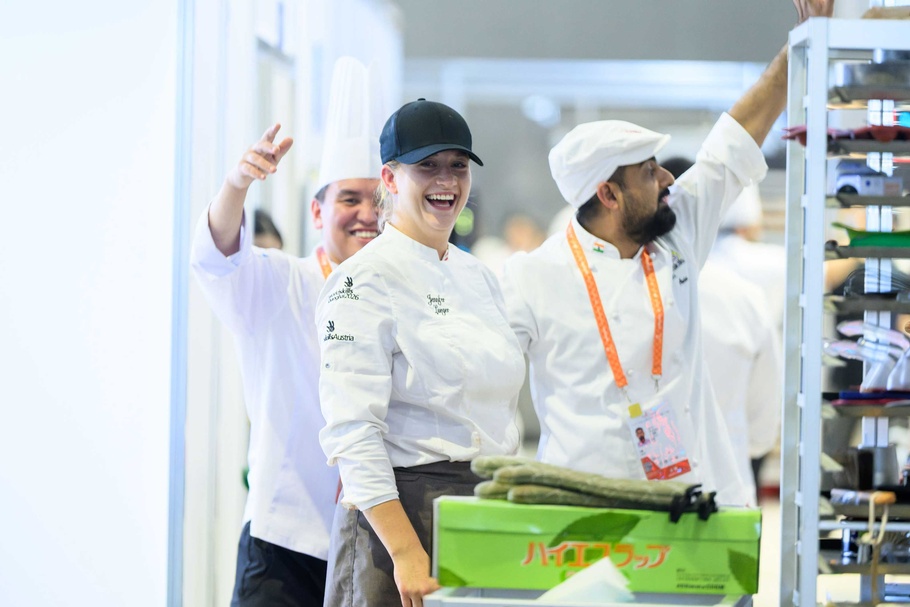 Jennifer Lueger während des Wettbewerbs bei den WorldSliss 2026 in Shanghai