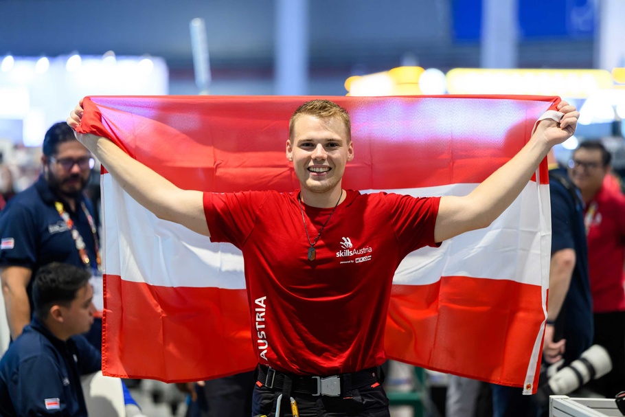 Jonas Danninger bei den WorldSkills 2026