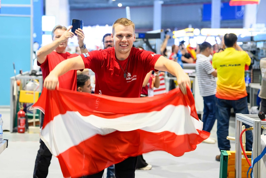 Jonas Danninger bei den WorldSkills 2026