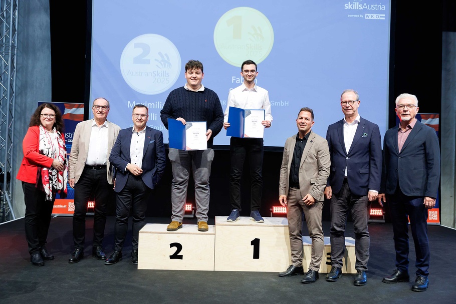 Gewinner der AustrianSkills 2025 in den Berufen der Metalltechnik