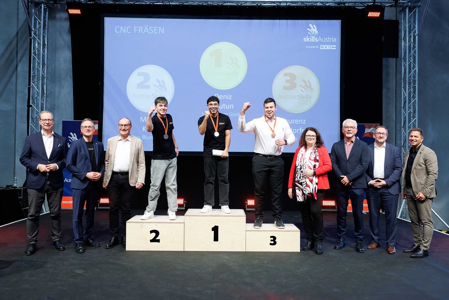 Gewinner der AustrianSkills 2025 in den Berufen der Metalltechnik