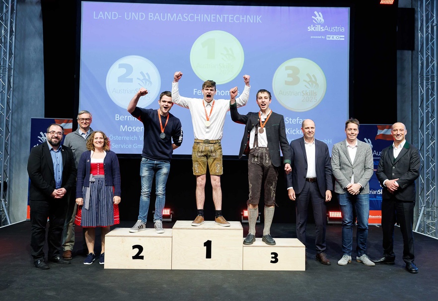 Gewinner der AustrianSkills 2025 in den Berufen der Metalltechnik