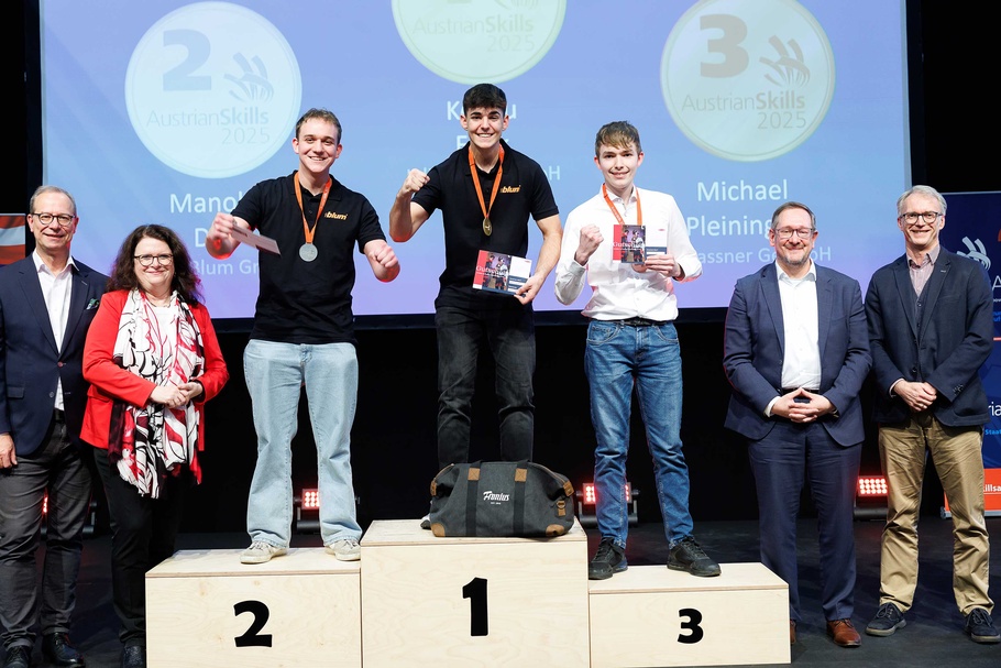 Gewinner der AustrianSkills 2025 in den Berufen der Metalltechnik