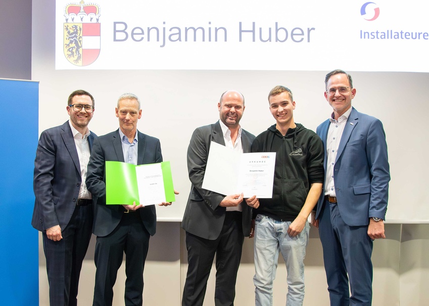 Siegerehrung der Gewinner des Bundeslehrlingswettbewerb Installations- & Gebäudetechnik 2026