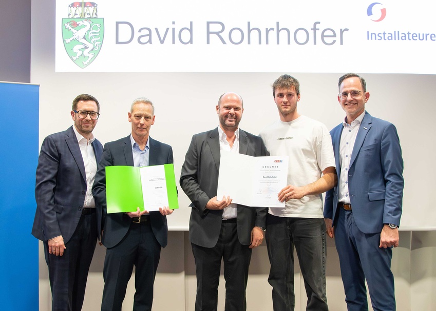 Siegerehrung der Gewinner des Bundeslehrlingswettbewerb Installations- & Gebäudetechnik 2026