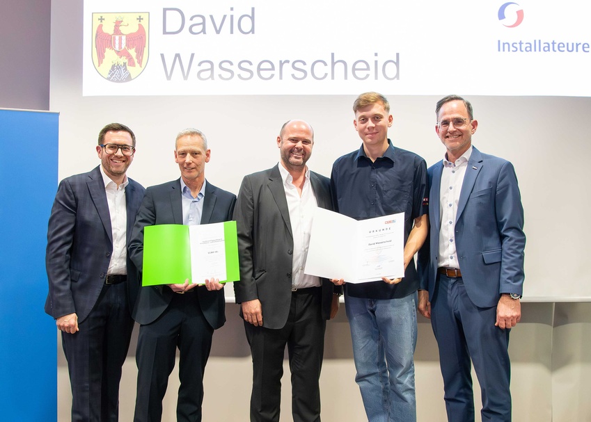 Siegerehrung der Gewinner des Bundeslehrlingswettbewerb Installations- & Gebäudetechnik 2026