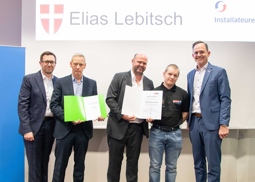 Siegerehrung der Gewinner des Bundeslehrlingswettbewerb Installations- & Gebäudetechnik 2026