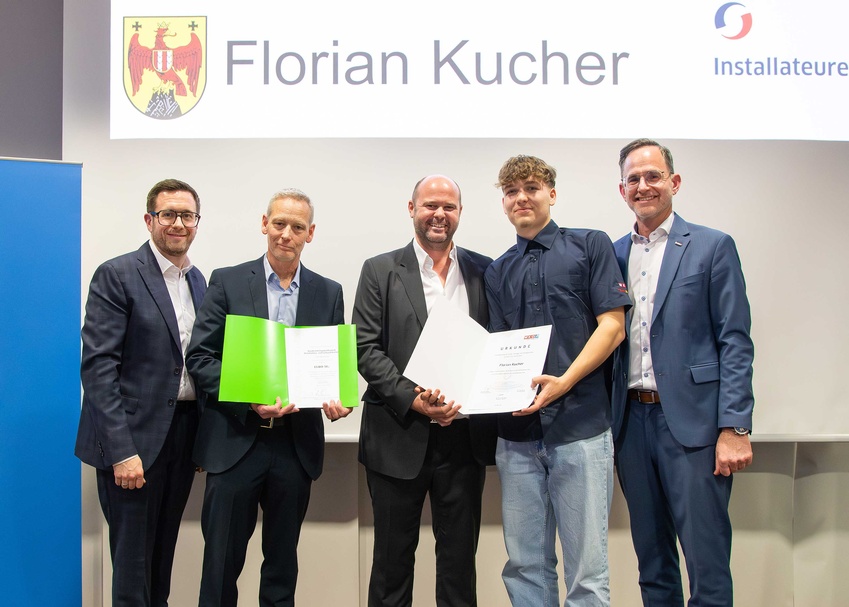 Siegerehrung der Gewinner des Bundeslehrlingswettbewerb Installations- & Gebäudetechnik 2026