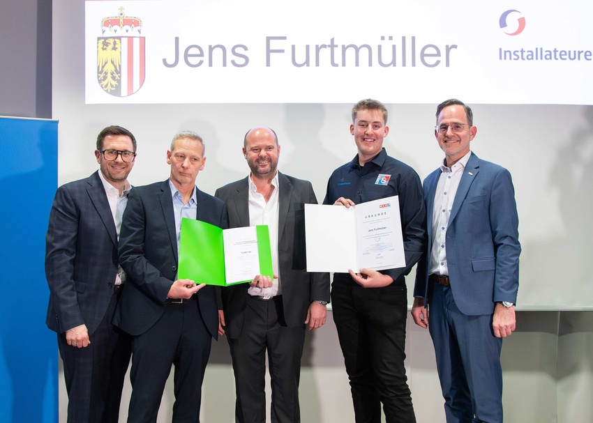 Siegerehrung der Gewinner des Bundeslehrlingswettbewerb Installations- & Gebäudetechnik 2026