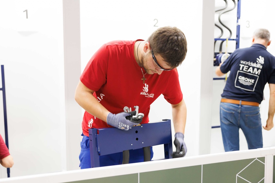 EuroSkills 2025 Herning im Beruf Sanitär- und Heizungstechnik