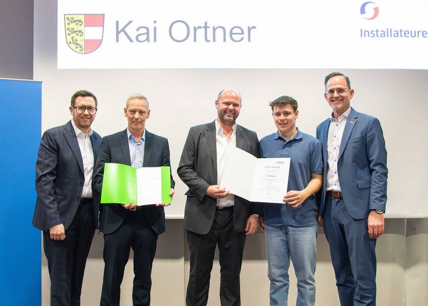 Siegerehrung der Gewinner des Bundeslehrlingswettbewerb Installations- & Gebäudetechnik 2026