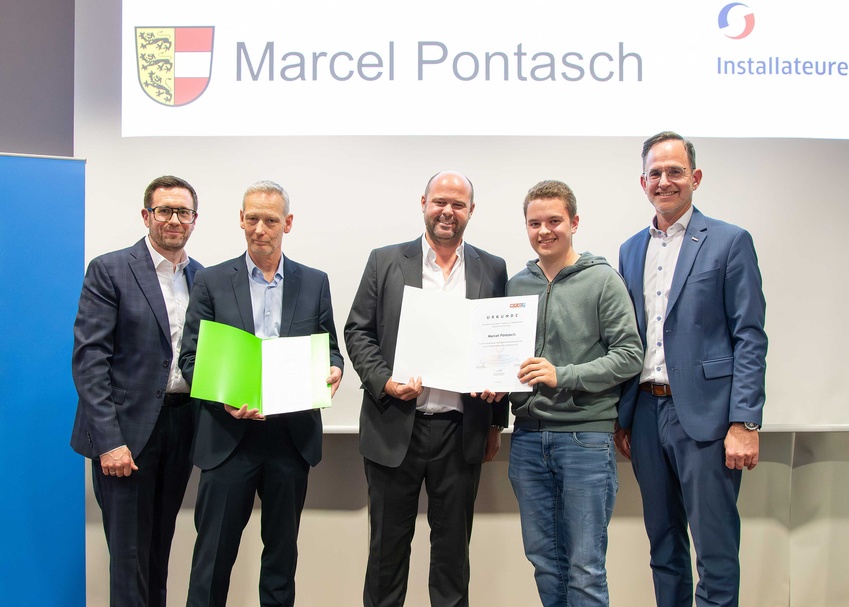 Siegerehrung der Gewinner des Bundeslehrlingswettbewerb Installations- & Gebäudetechnik 2026